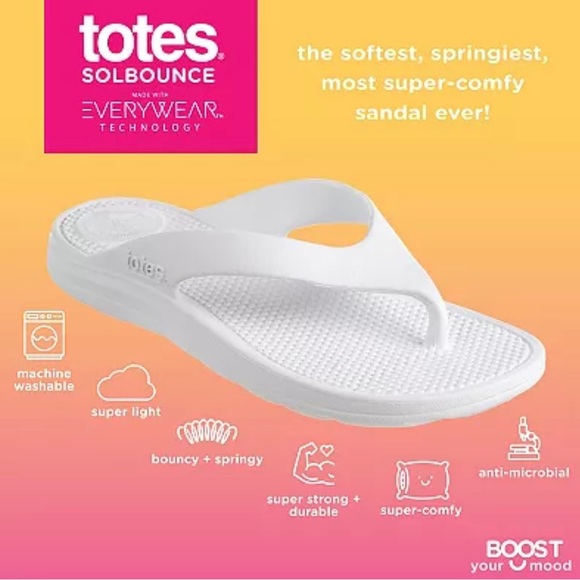Pink Women's Sandal’s Ara Thong with Everywear® Technology Size 11 Womens - Picture 8 of 8
